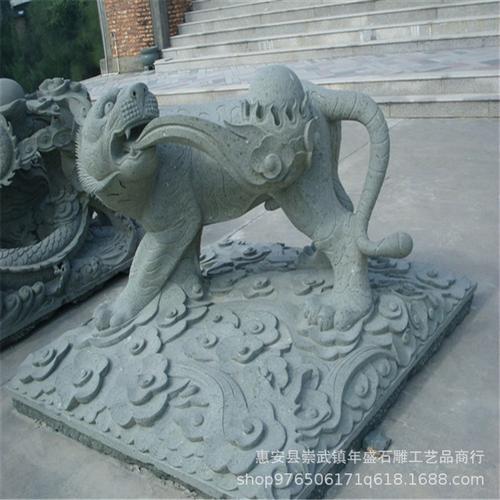 四象镇宅，匠心传承——厂家直销石雕青龙白虎龙龟玄武朱雀瑞兽摆件